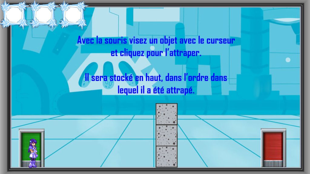 Phase de gameplay jeu de reflexion tuto